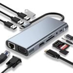 TYPE-C TO HDTV 11 IN 1 (LAN+ TYPE-C +SD CARD + USB*4 + AUDIO+ HDTV+ VGA) - Image 3