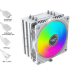 LC-S6000 ARGB 5V3PIN Air Cooler WHITE - Image 3