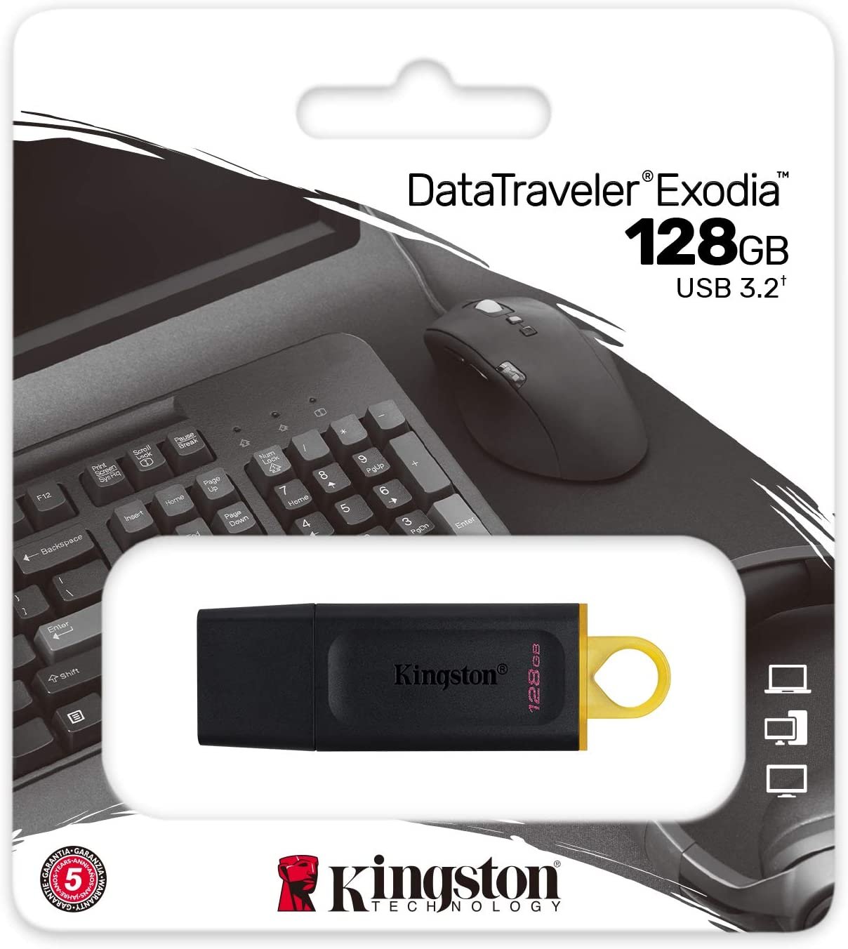 USB 128GB 3.2 KINGSTON USB Kingston DataTraveler Exodia DTX 128GB 3.2 Flash Drive - Image 1