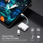 Card Reader Type-C 3-in-1 OTG Multi-function Converter - Image 3