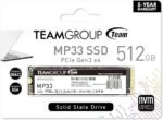 NVME TEAMGROUP MP33 512GB Gen3