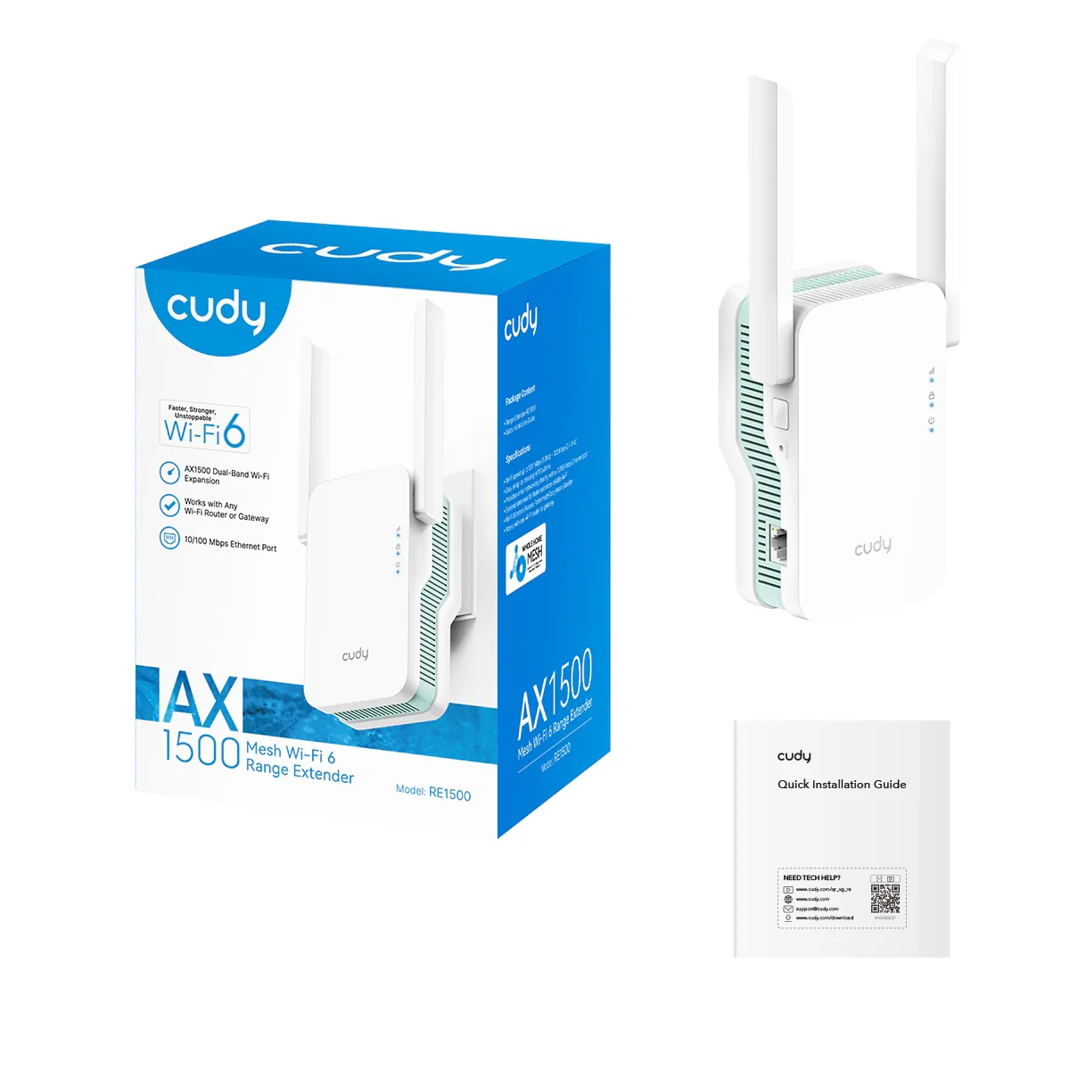 REPEATER CUDY AX1500 1 REPEATER CUDY AX1500 - Image 1
