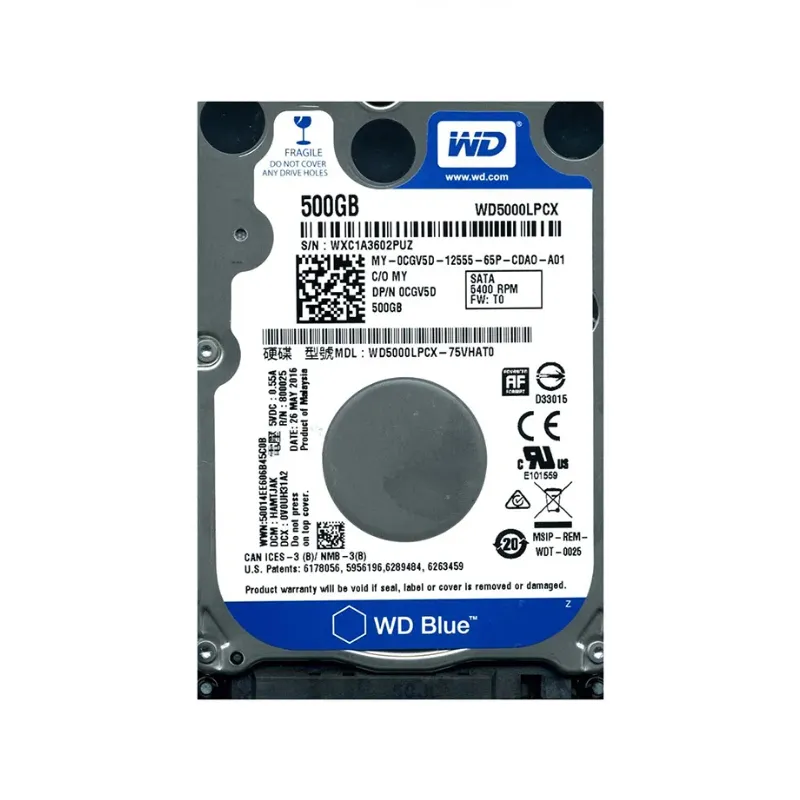 Untitled-1-12 HDD 500GB 2.5" WD PULL OUT - Image 1