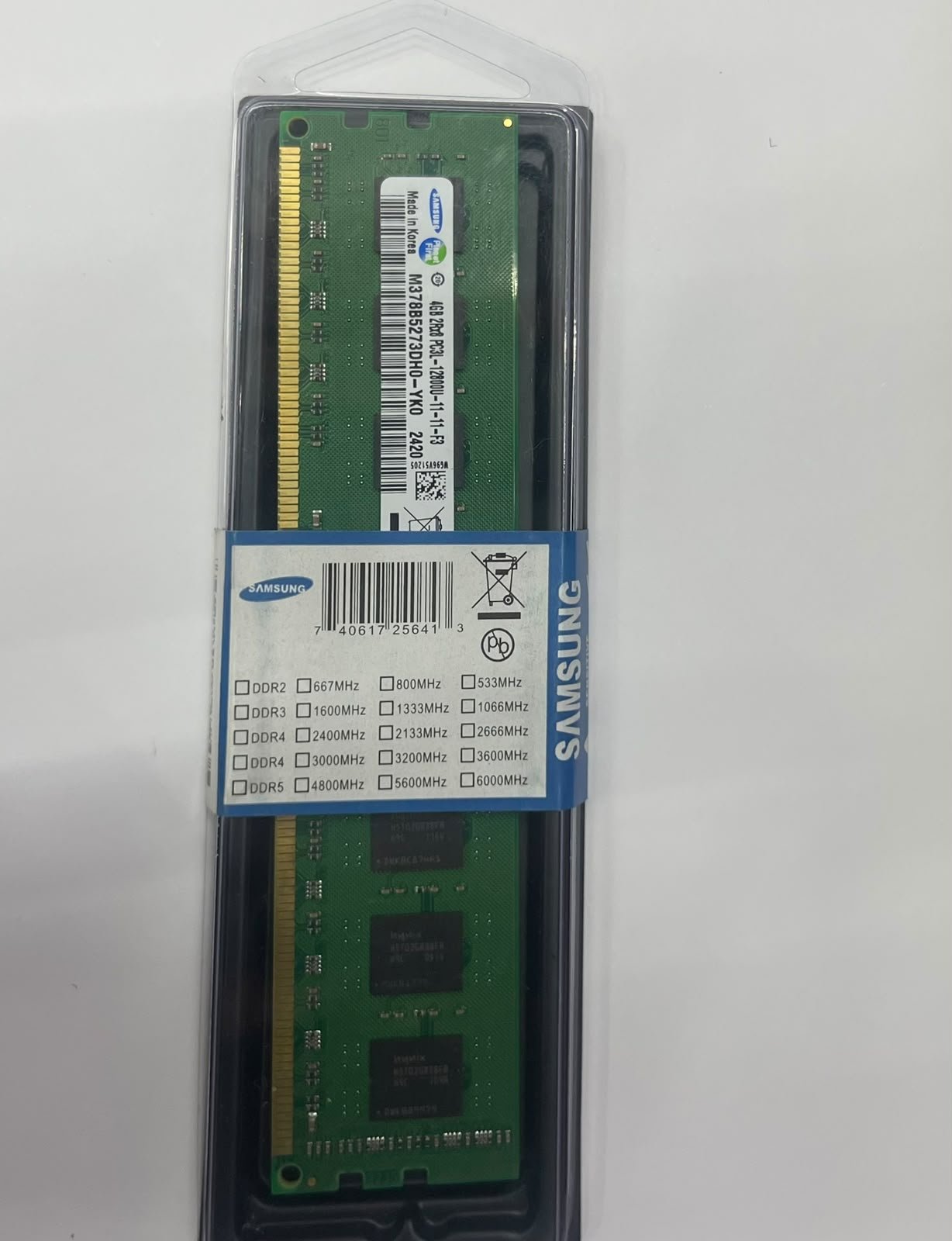 WhatsApp Image 2026-09-22 at 1.36.15 PM RAM SAMSUNG 4GB DDR3L 1600 FOR DESKTOP - Image 1