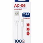 CABLE IPHONE 2.4A 1M