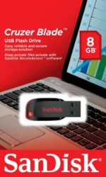 USB 8GB 2.0 SANDISK FLASH MEMORY
